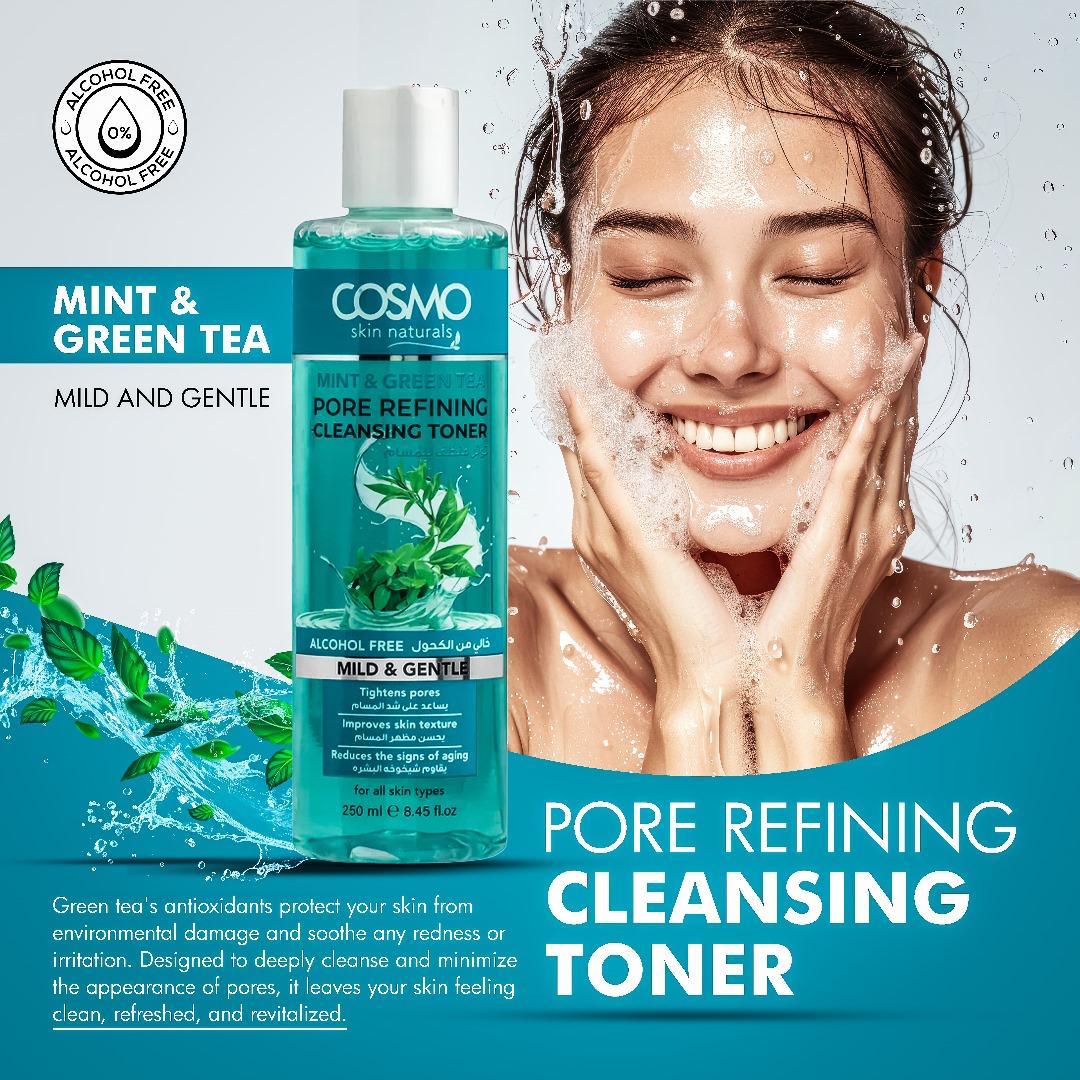 Mint Green Tea Pore Refining Cleansing Toner